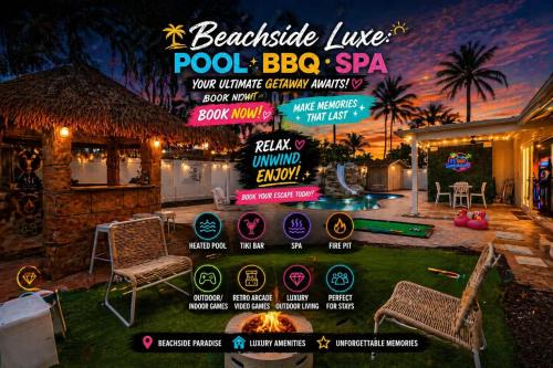 Beachside Luxe Pool BBQ Spa