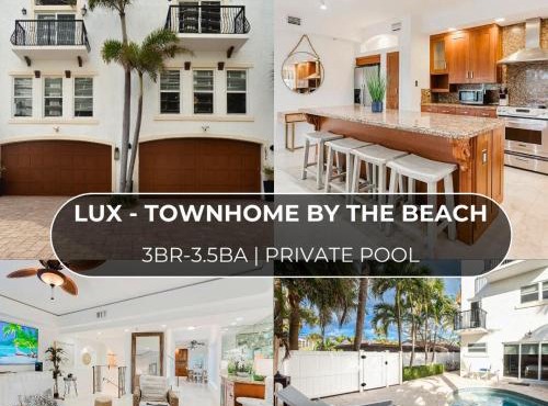 Beachside Luxury Private Townhome with Pool and Ocean Views
