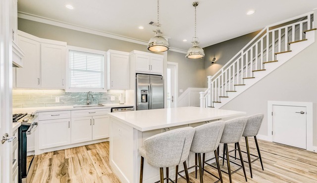 Beachside Village ocean-view home with pool, multiple balconies & EV charger