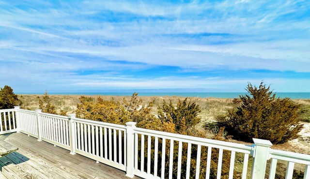 BEACHVIEW: ON THE BEACH. PRIVATE. PET FRIENDLY. LINENS INCLUDED