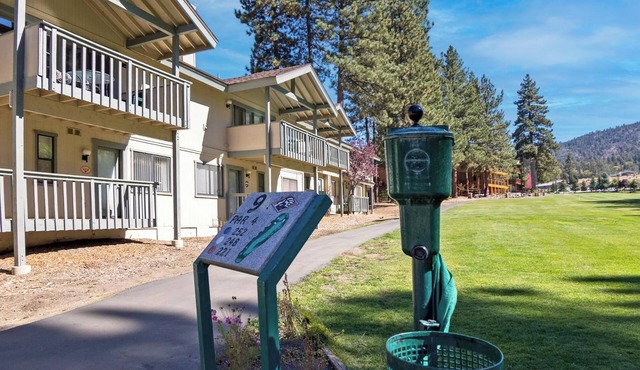 Bear House by Destination Big Bear : Walk to Bear Mtn Resort! Views! BBQ! Cable TV! Garage Parking! 2 Master Suites!
