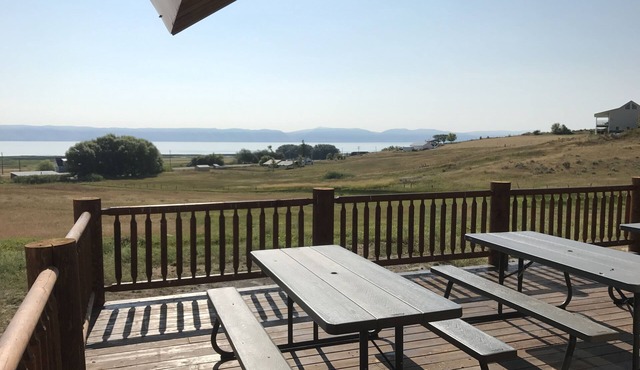 Bear Lake Lodge-Full Log Cabin w/Gorgeous Views of Bear Lake on 3 acres