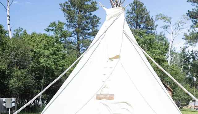 Bear Tipi, Rustic "Bear" Tipi by Bighorn Mountains