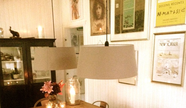 Beatiful wooden house with own lake, close to the beach.