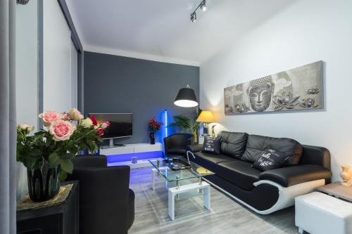 Beau 3 pièces, 7 pers, 2 terrasses, centre, calme, sécurité