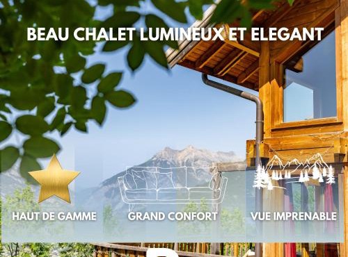 Beau chalet moderne 4 étoiles - Risoul village -My lodge