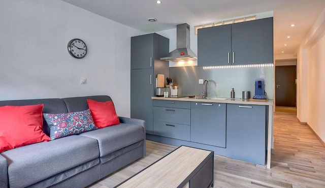Beau studio cabine 4 pers, accès WiFi, pied de piste ! - FR-1-400-115