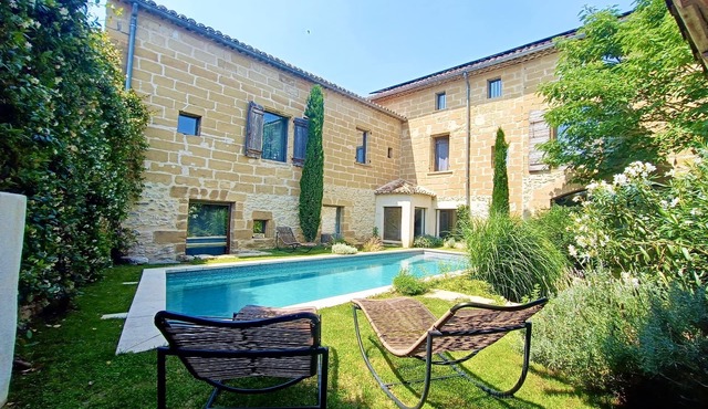 BEAUTIFUL AUTHENTIC HOUSE OF VILLAGE NEAR UZES PROVENCE PERFECT FOR 2 FAMILY