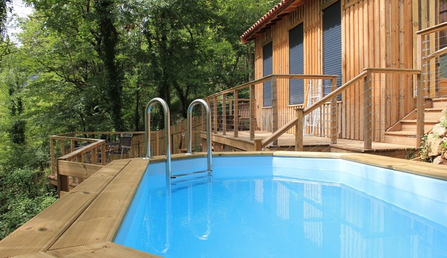 Beautiful Chalet with private pool and outdoor terraces.
