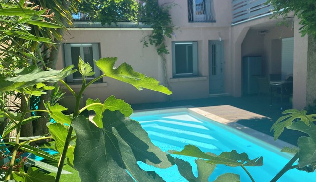 Beautiful air-conditioned house, swimming pool, near the beach (8mn) in Villeneuve Lès Maguelone