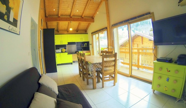 Beautiful apartment 7km la Clusaz Grand-Bornand 25 km Annecy accessible PMR