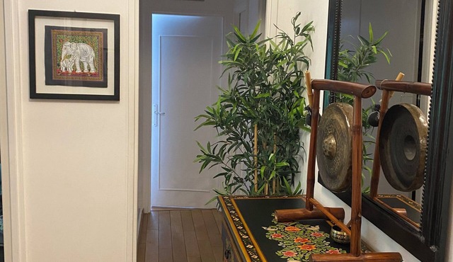 Beautiful apartment with garden