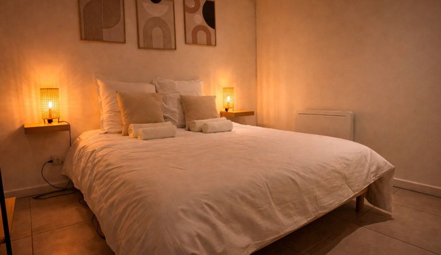 Beautiful 1-bedroom apartment with AC in tranquil Valence