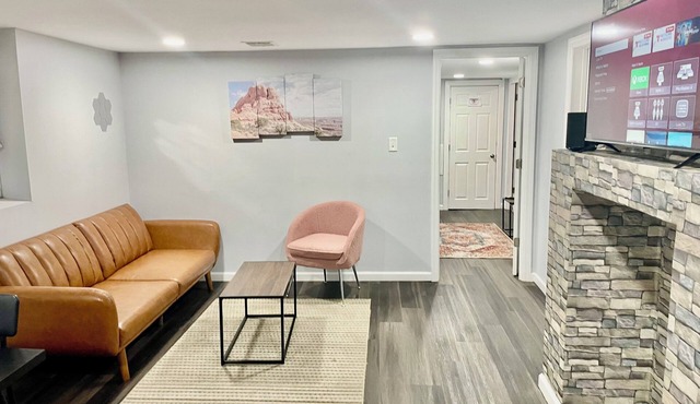 Beautiful 1 BR Apt Basment,35 min to NYC