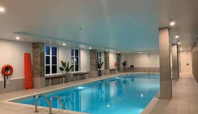 Beautiful 1 br new condo with indoor pool and gym