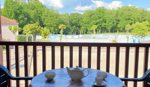 Beautiful 2-room apartment for 4/5 people in a great location at Lac de Monflanquin