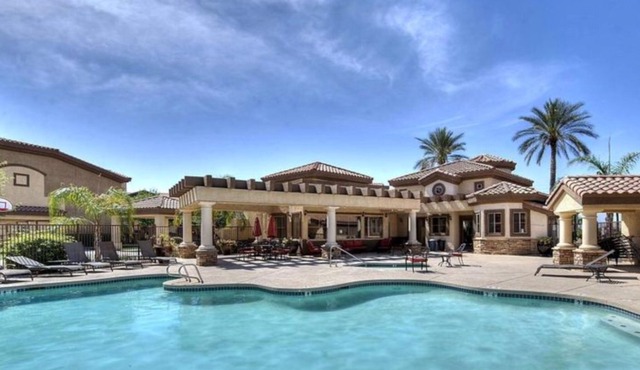 Beautiful 3-bedroom condo just steps from the pool and hot tub.