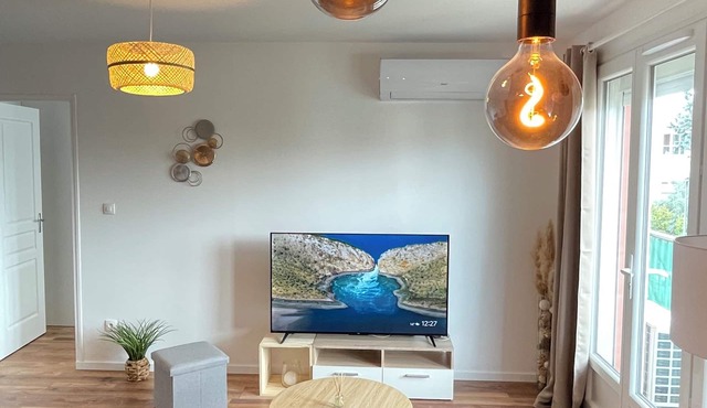 Beautiful 3-room apartment near EUREXPO/OL VALLÉE