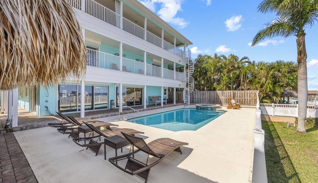 Beautiful 3 Story Home located on the Indian River