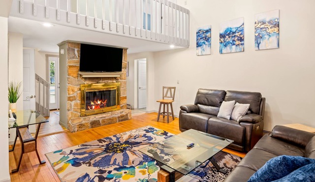 Beautiful 3-story home with private pool, deck, grill, fireplace, game room, W/D