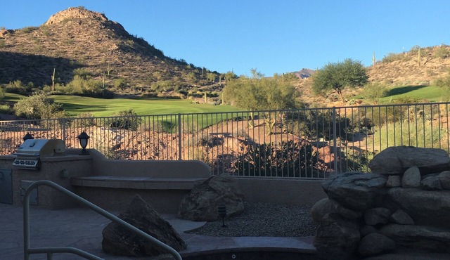 Beautiful 4 bedroom home on 15th hole of Dinosaur Golf Course in Gold Canyon