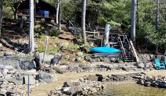 Beautiful 4 BR lake front house with 100’ private beach