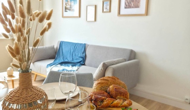 Beautiful 4pers apartment on the beach
