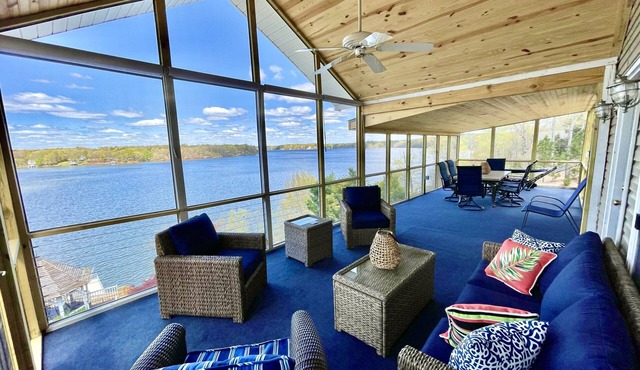 Beautiful 6 Bedroom Home with Expansive Main Lake Views with Incredible Sunsets