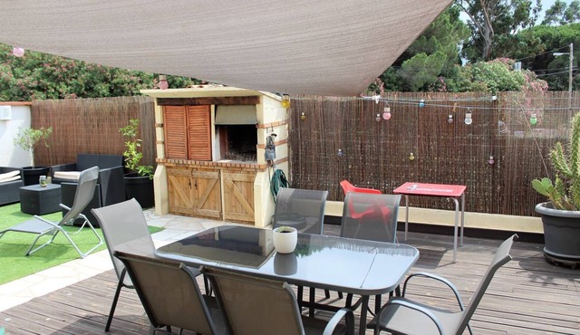 Beautiful air-conditioned 4-room house with garage and fenced garden - 6ALENYA11