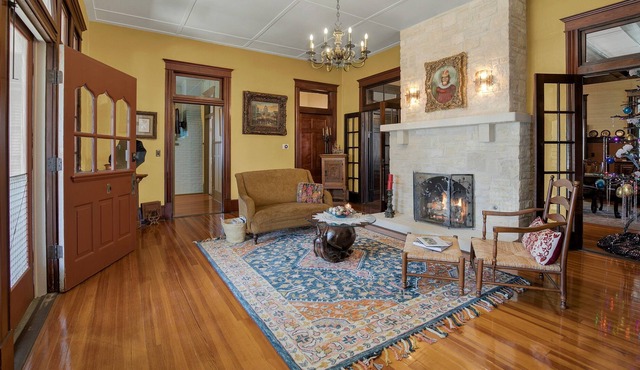 Beautiful and Unique Home with Fireplace and Pool!