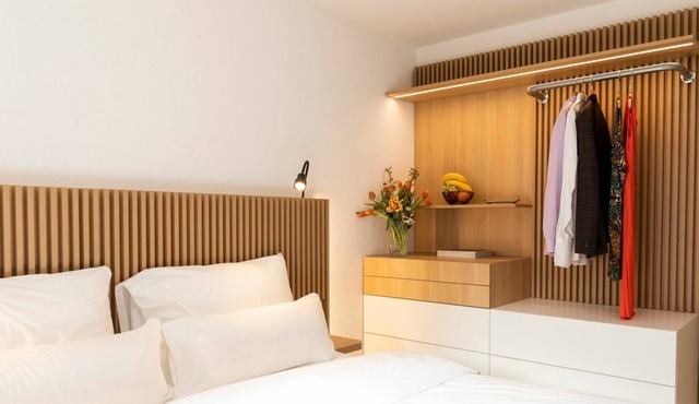 Beautiful apartment for 2 guests with WIFI, TV, balcony and pets allowed