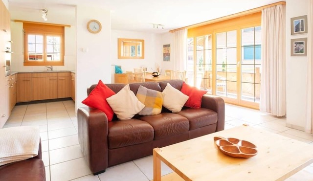 Beautiful apartment with balcony and waterfall view