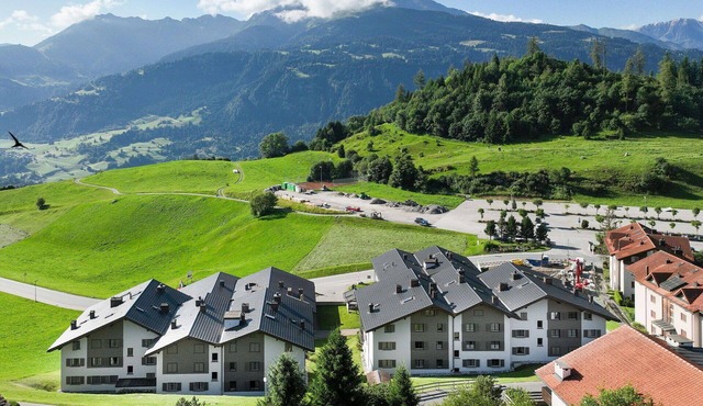 Beautiful apartment for 4 guests with pool, WIFI, TV, balcony, pets allowed and panoramic view