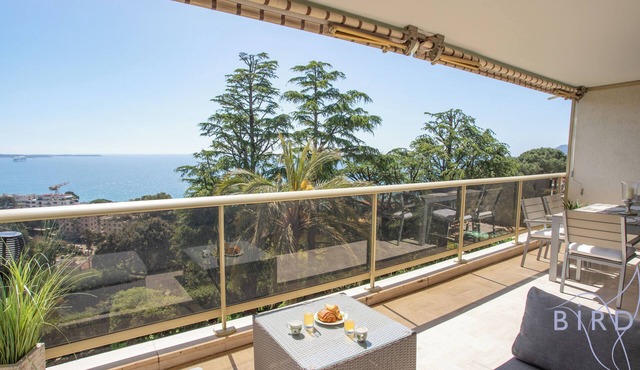 Beautiful apartment in Cannes, SEA VIEW and POOL