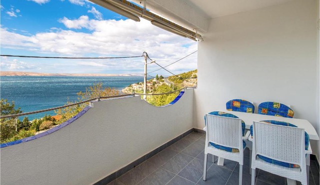 Beautiful apartment in Baric Draga with 1 Bedrooms and WiFi