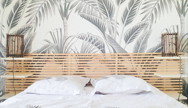 Beautiful apartment with Eiffel Tower view.