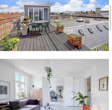 Beautiful apartment with a private rooftop terrace
