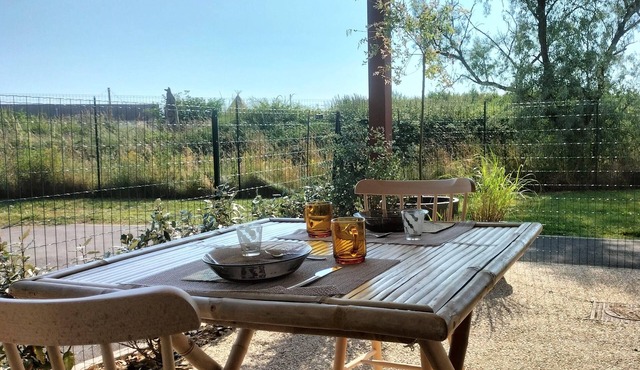 Beautiful apartment with garden