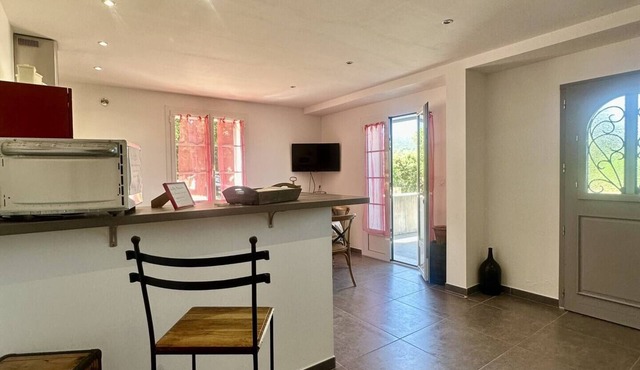 Beautiful apartment with garden