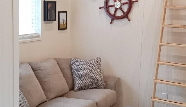 Beautiful Attu Island, nautical themed cabin.