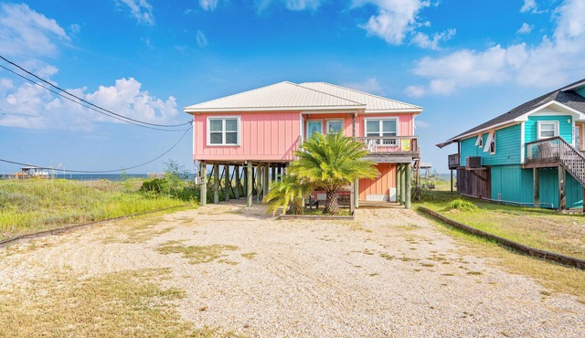 Beautiful bayfront home with views of the Dauphin Island Bridge
