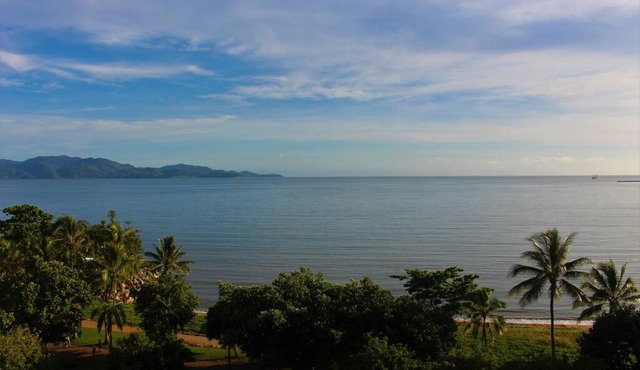 Beautiful beachfront on The Strand at Aquarius