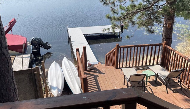 Beautiful bird watcher’s paradise in Northeast Michigan on lovely Lake May.