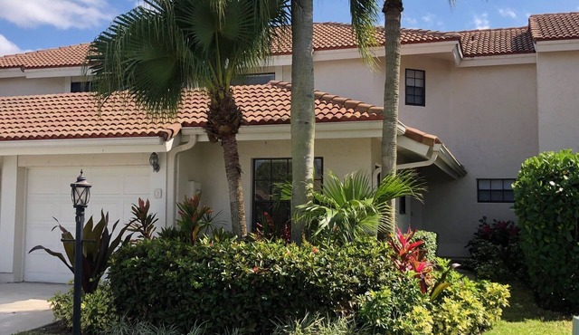 Beautiful Boca Home for Snowbirds & Families enjoy the pool pickleball & tennis