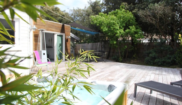 beautiful contemporary wooden frame house in St Trojan les Bains (ILE D'OLERON)