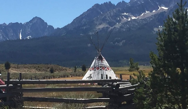 Beautiful Cabin with a view of the Sawtooth Mountains
