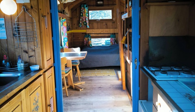 Beautiful caravan in the countryside with wellness area - Sisteron - Gap - Bayons