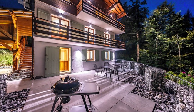 Beautiful chalet & apartment - great location close to piste, gondola and town