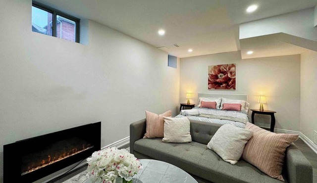 Beautiful & Chic Family Basement