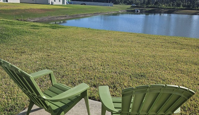 Beautiful, clean, NEW BUILD 4 bedroom home w/pond view near Tampa/Orlando